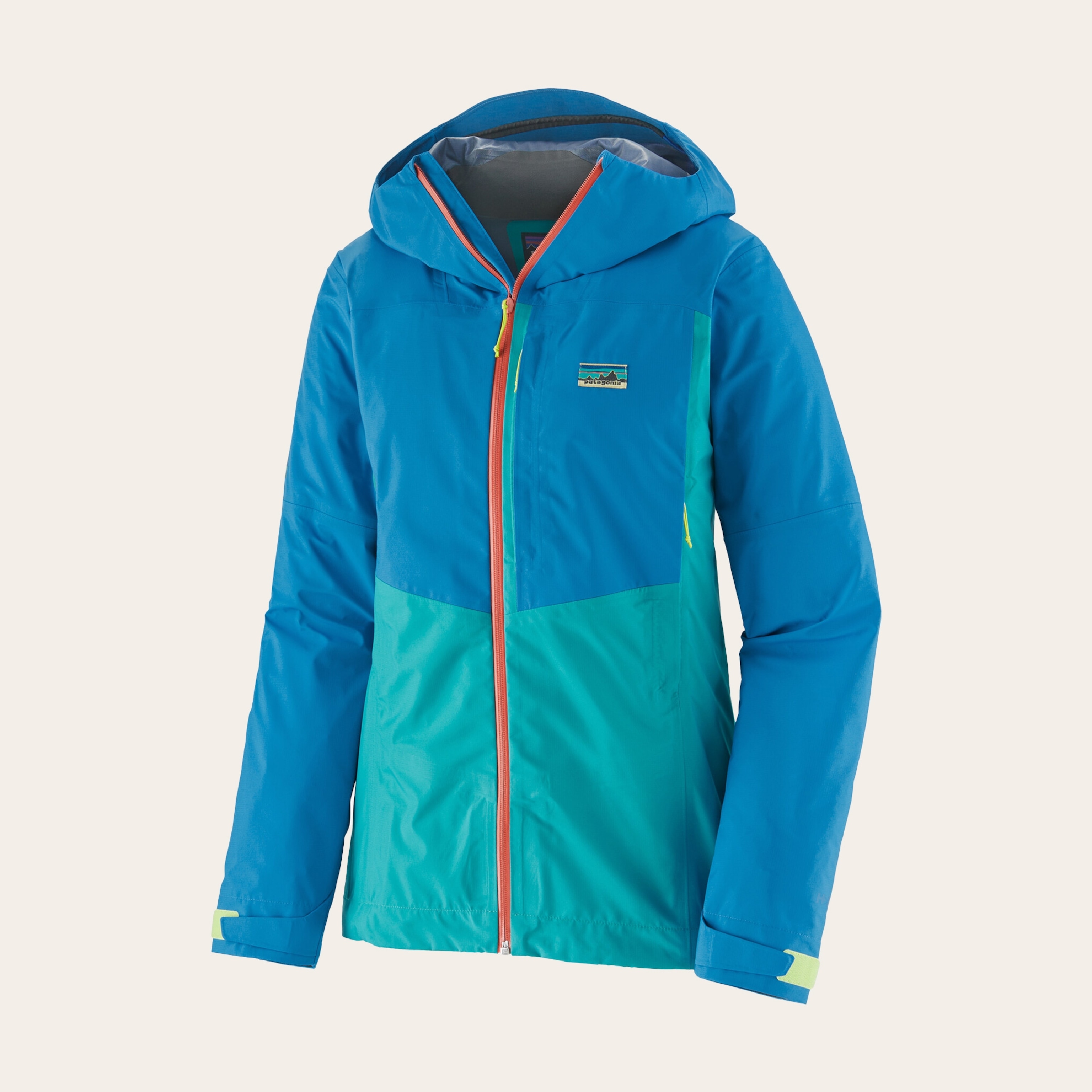 Patagonia Boulder Fork Rain Jacket in blue.